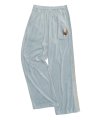 Velour Track Pants Baby Blue
