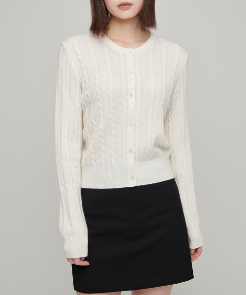 Angora on sale cardigan ivory