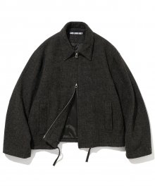 wool drizzler jacket brown