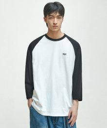 래글런 긴팔 티셔츠 MLT113 [BLACK]