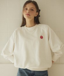 Rose Wappen Sweatshirt - Off White