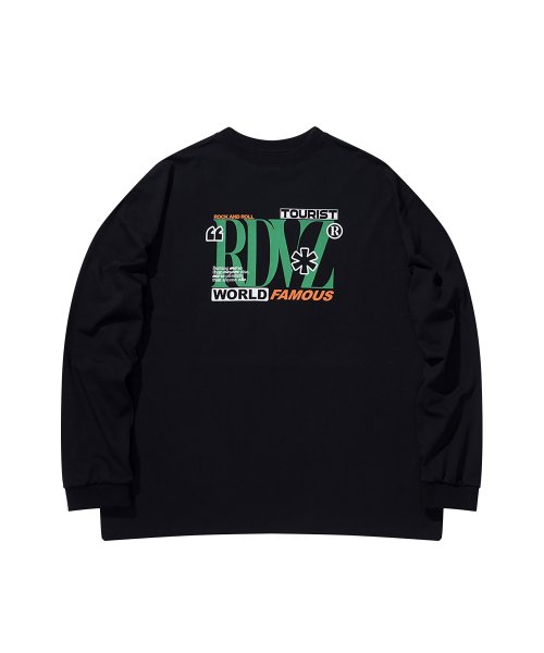알디브이제트(RDVZ) 월드 페이머스 롱슬리브 - 블랙 - 사이즈 & 후기 | 무신사