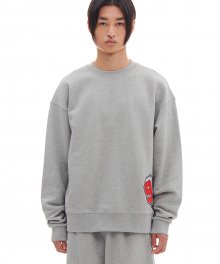 SIDE LOGO SWEAT SHIRTS (GRAY)