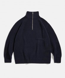 Miller Quater Zip Sweater Navy