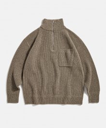 Miller Quater Zip Sweater Dust