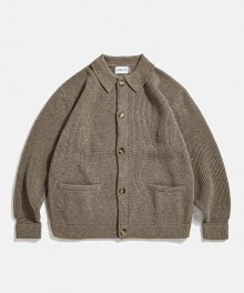 Miller Collar Heavyweight Cardigan Dust