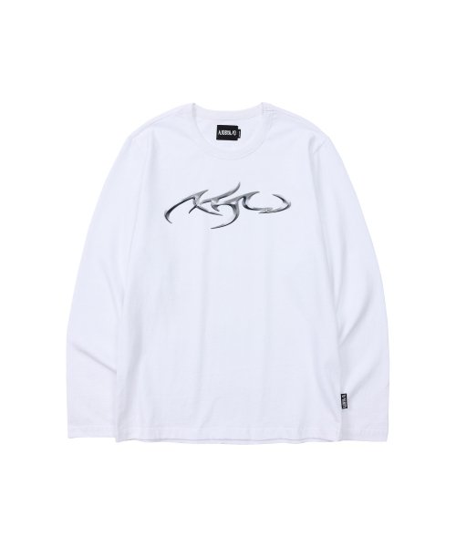 MUSINSA | AJOBYAJO [PBA] Tribal AJO Long Sleeves T-Shirt [WHITE]