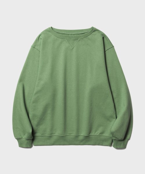 셔터(SHIRTER) BOAT NECK SWEATSHIRT (PALE GREEN) - 70,200 | 무신사 스토어