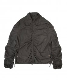 TCM shirring bomber jacket