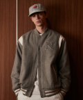 NBNQC42803 / UNI Varsity Jacket (GRAY)