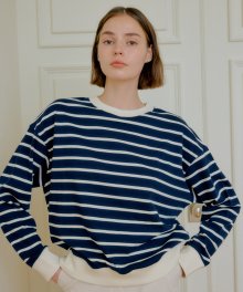 STRIPE SWEATSHIRT_NAVY