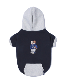 EMBROIDERY UNIVERSITY DAN DOGGY HOODIE NAVY / GRAY