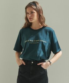 SUNSET T SHIRT - DEEP GREEN