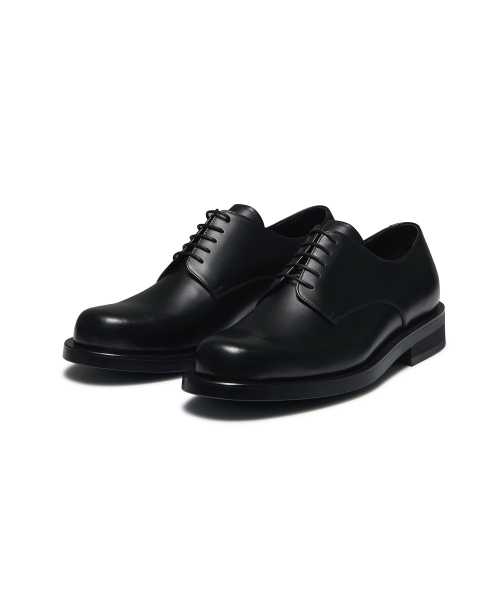 MUSINSA | MUSINSA STANDARD Round Derby Shoes_Black