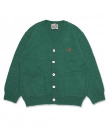 ALPACA BASIC CARDIGAN_GREEN