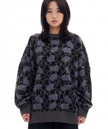 939 PATTERN KNIT (BLACK)