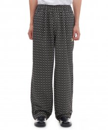 JACQUARD PATTERN PANTS (BLACK)