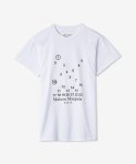 메종 마르지엘라(MAISON MARGIELA) 여성 4 스티치 로고 반소매 티셔츠 - 화이트 / S51GC0516S22816100