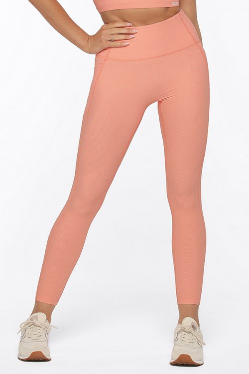 NO RIDE BOOTY ANKLE BITER RIB LEGGINGS[062249]
