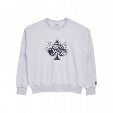 SPADE SCRIPT LOGO BASIC SWEAT SHIRT MELANGE