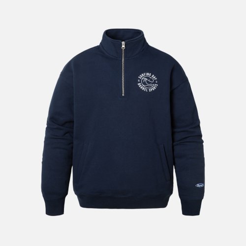 Свитшот унисекс с полугорлом Surfing Day Navy (BI3UHMM02NAV)