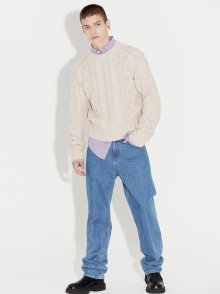 CABLE KNIT BEIGE