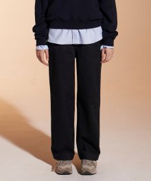 22fw wide comfort pants(womens) navy