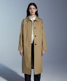 single trench coat(womens) beige