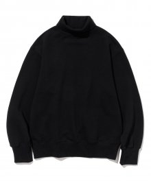 turtleneck sweatshirts black