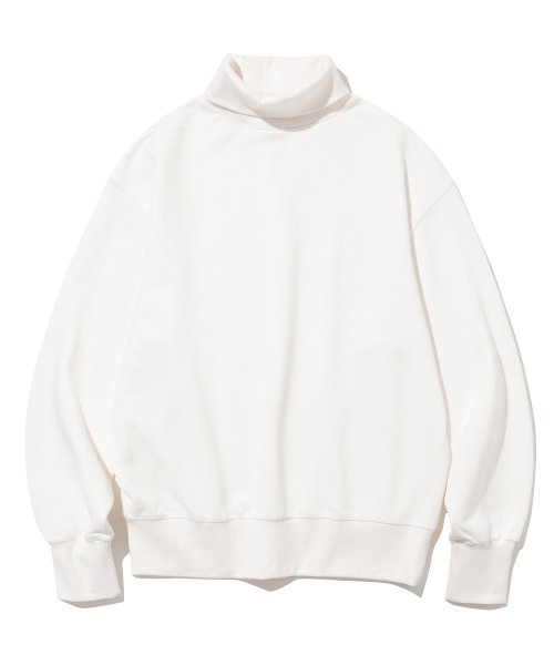 MUSINSA UNIFORM BRIDGE turtleneck sweatshirts off white