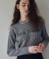 NICOLE CABLE CROP KNIT_GRAY