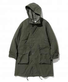 22fw m47 military parka olive green