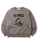 킹아카이브(THE K-ING ARCHIVES) Tiger Sweatshirt (Gray)