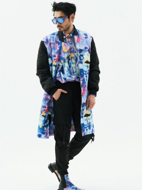 Long Quited Reversible Bomber Jacket
