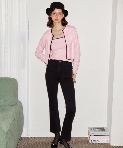 Denim Bootcut Pants