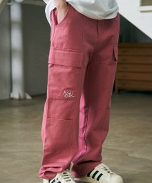 [NSTK] Logo Point Cargo Pants (Indi Pink)_K22ZC745