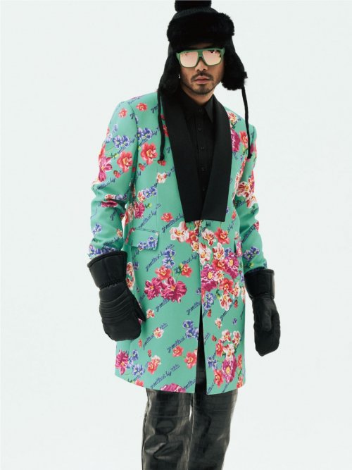 Floral Tux Blazer