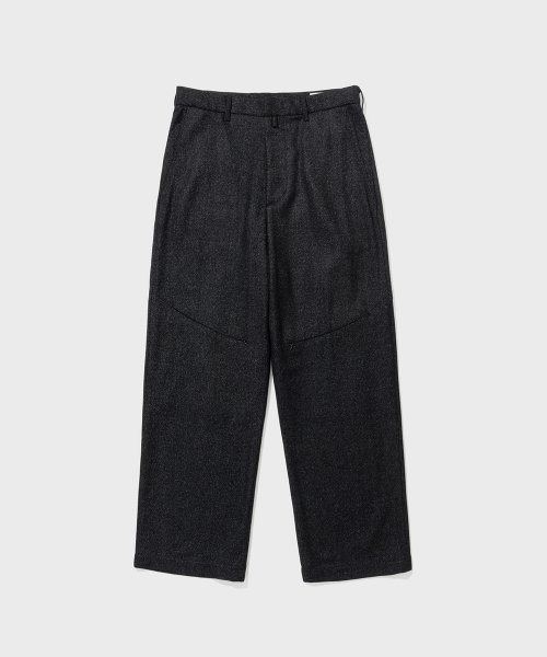 WOOL UTILITY PANTS (BLACK)