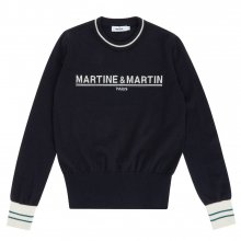 Tip Color Point Pullover_Navy