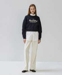 W CORDUROY PANTS cream