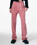 에트몽(ETMON) Pigment Pintuck Denim Pants  Pink