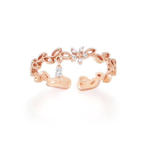 PAUL BRIAL - Laurel Flower Ring PMBR0013