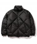 Quilted Duck Down Jacket (Black)