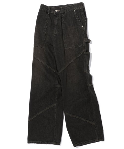 Cotton ripstop cargo pants in black - Acne Studios
