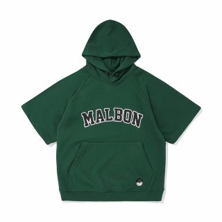 말본 골프(MALBON GOLF) 스크립트 반팔 후디 GREEN (UNISEX) 상품 이미지