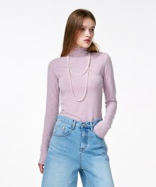 Bell Sleeve Turtleneck  Lavender