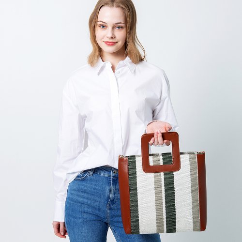 파시에라(FASCIERA) Squre Leather Handle L Tote BNARI0608 - 사이즈 & 후기 | 무신사