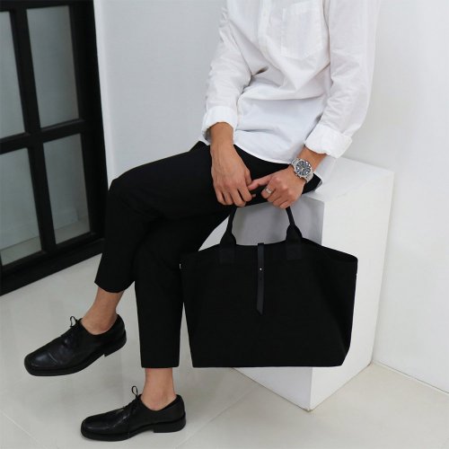 파시에라(FASCIERA) Simple Canvas Big Tote BLBR04709 - 사이즈 & 후기 | 무신사