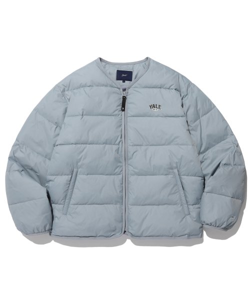 [예일] NO COLLAR WARM UP QUILTING JACKET LIGHT BLUE YC6JK0015LB 