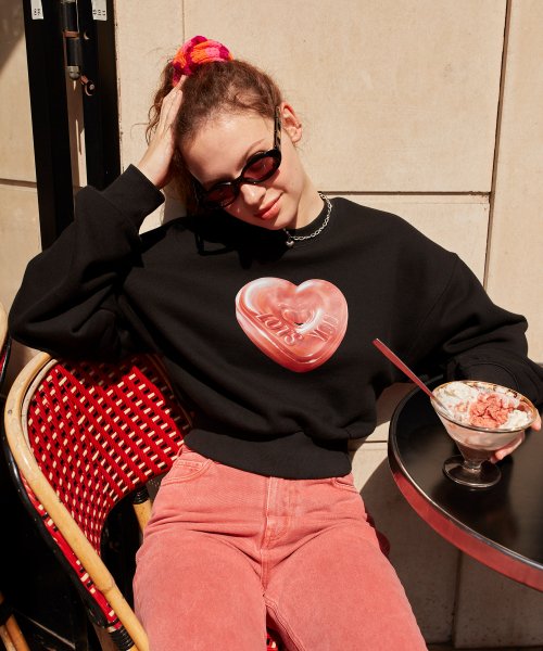 LOTSYOU正規品★Heart Candy T-shirt 라츠유(LOTSYOU) lotsyou_Heart Candy Regular T-shirt ver.2